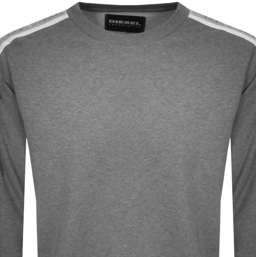 Alternative Image for ProductDiesel Crew Neck Willy Sweatshirt Grey2